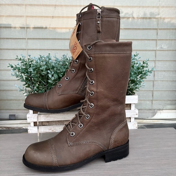 Kodiak Shoes - Kodiak 'Bethany' Waterproof Moto Lace-Up Women's Boots (Size 7)